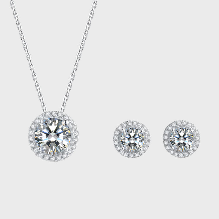 The Moissanite Solitaire Set