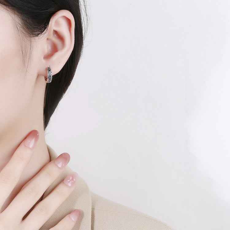 The Blue Woven Earrings