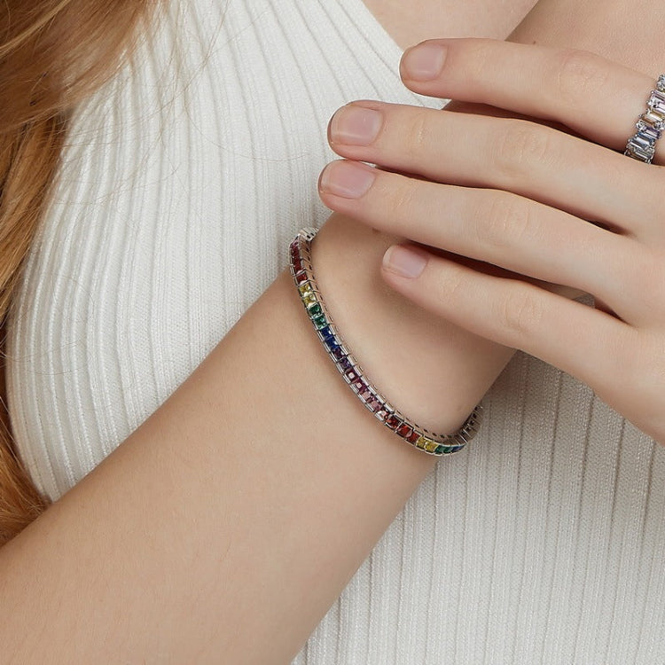 The Prismatic Tennis Bracelet