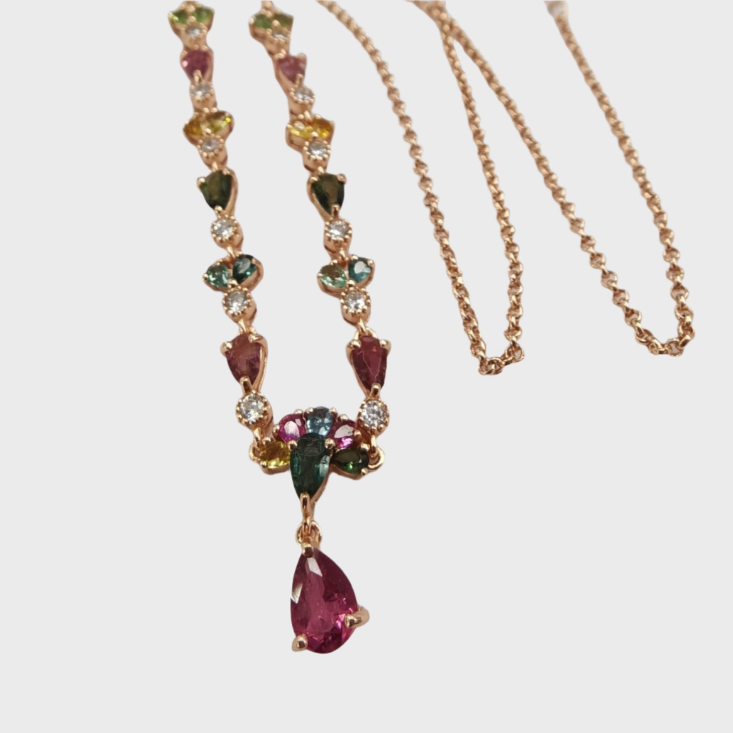 The Tourmaline Cascade Necklace
