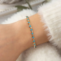The Turquoise Tennis Bracelet
