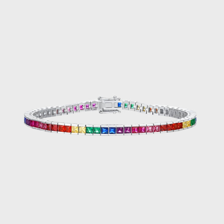The Prismatic Tennis Bracelet