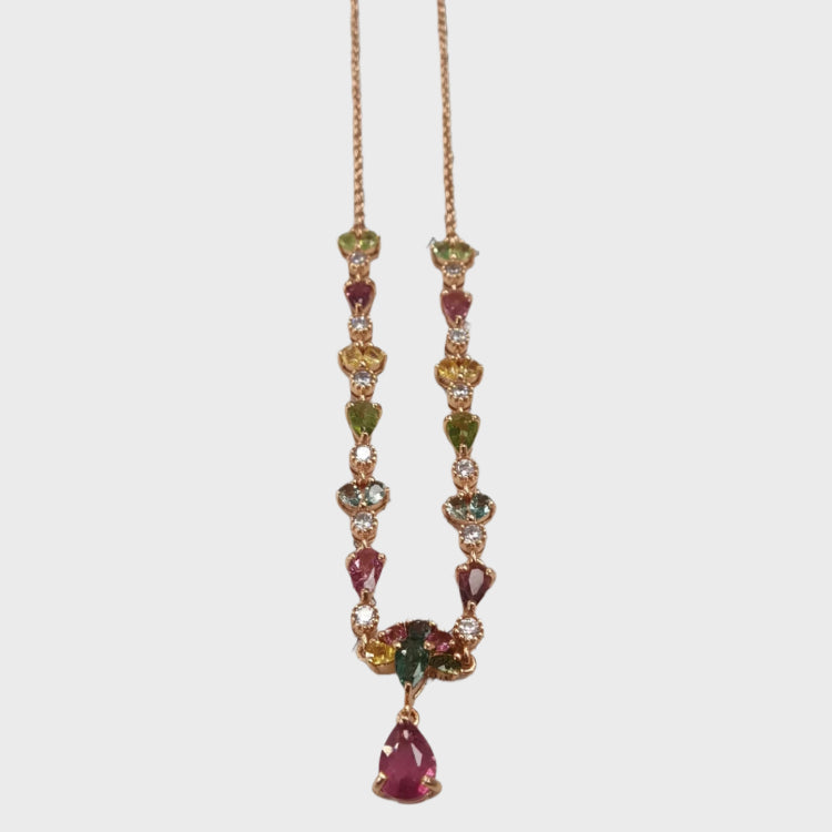 The Tourmaline Cascade Necklace