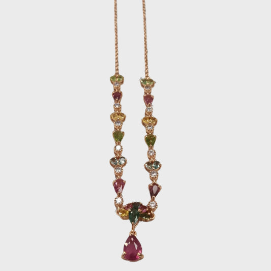 The Tourmaline Cascade Necklace