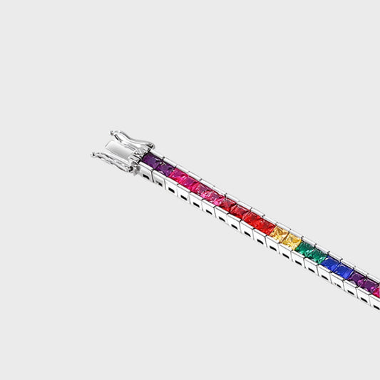 The Prismatic Tennis Bracelet