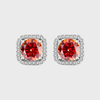 The Moissanite Square Studs