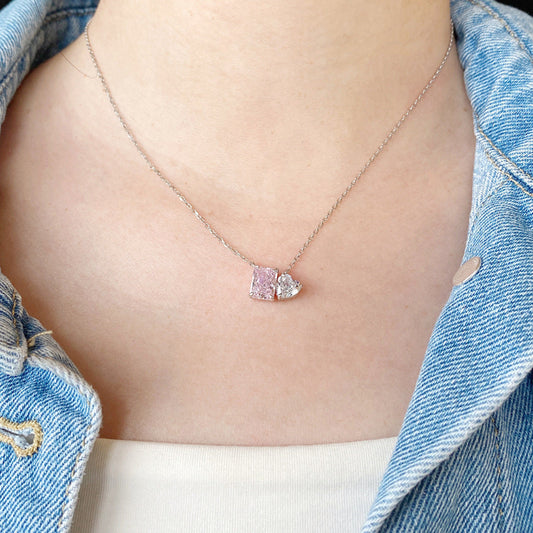 The Duo Stone Necklace