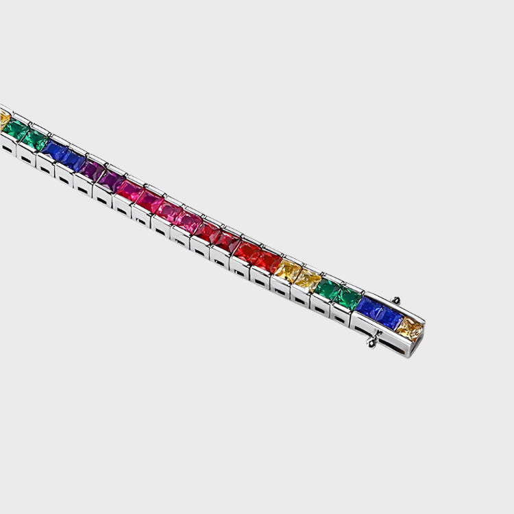 The Prismatic Tennis Bracelet