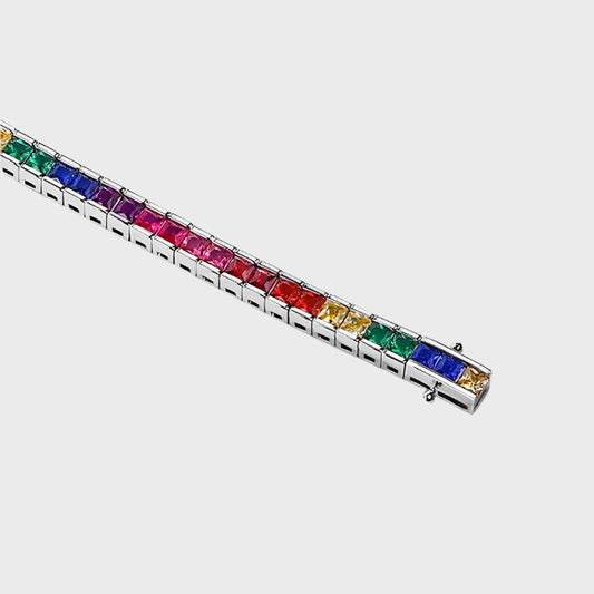 The Prismatic Tennis Bracelet
