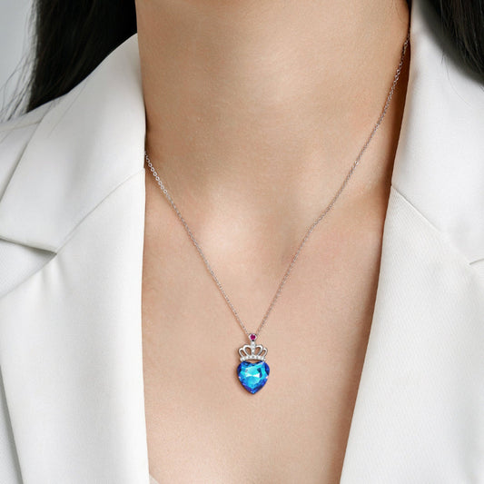 The Blue Royale Pendant Necklace