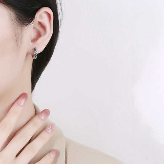 The Blue Woven Earrings