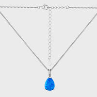 The Opal Teardrop Pendant Necklace
